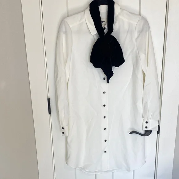 Kate Spade White Dress with Black Accents - Picture 1 of 15